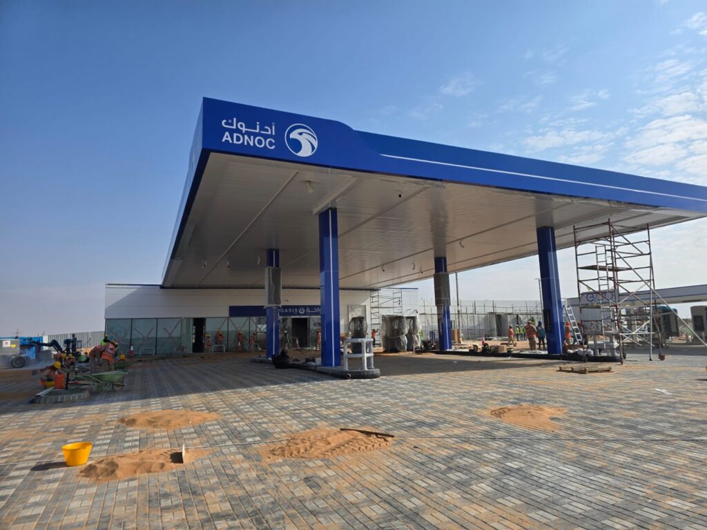 Extension of Service Station Canopy